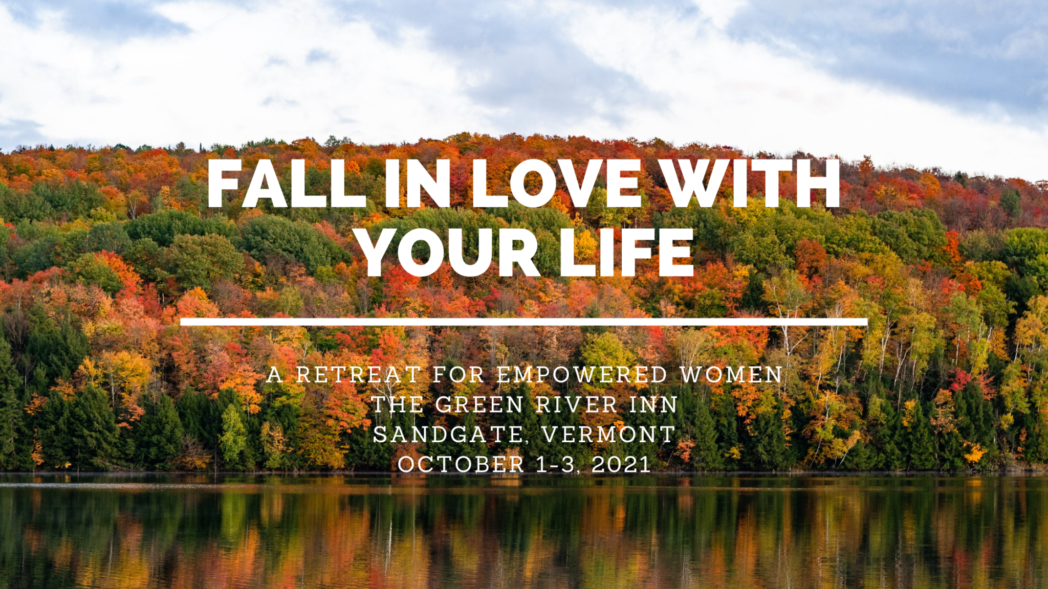 Fall in Love with Your Life website banner